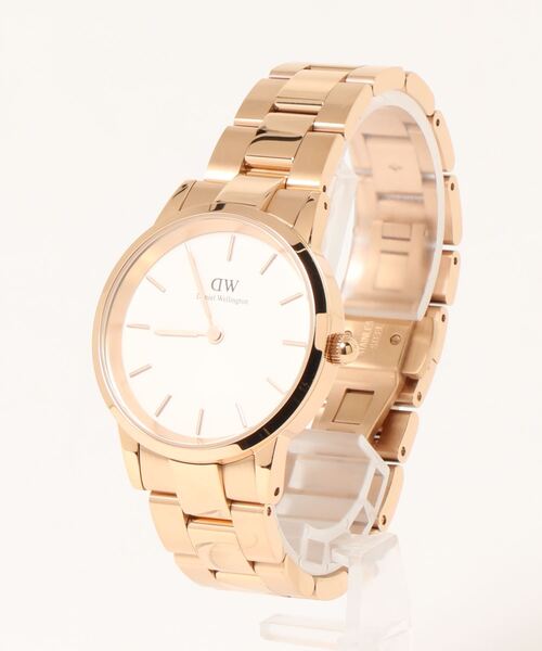 Daniel Wellington（ダニエルウェリントン）の「【DANIEL WELLINGTON】ダニエルウェリントン ICONIC LINK 36mm 腕時計（アナログ腕時計・レディース・シルバー/ブラック×シルバー/ブラック×ゴールド/ホワイト×ゴールド・FREE）」の2枚目の写真