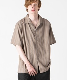 rehacer : Pale Stripe Wide Shirt / ペールワイドストライプシャツ