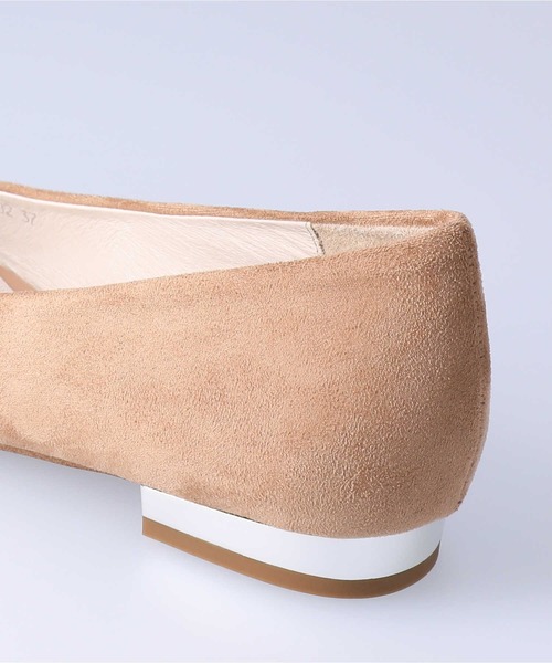 ORiental TRaffic（オリエンタルトラフィック）の「【Oriental Traffic】ポインテッドフラットパンプス（パンプス・レディース・ブラック/グリーン/ベージュ・22.5cm/24.0cm/25.0cm/26.0cm/22.0cm/23.0cm/24.5cm/25.5cm/23.5cm）」の8枚目の写真