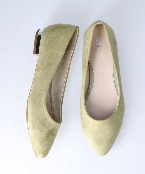 ORiental TRaffic（オリエンタルトラフィック）の「【Oriental Traffic】ポインテッドフラットパンプス（パンプス・レディース・ブラック/グリーン/ベージュ・22.5cm/24.0cm/25.0cm/26.0cm/22.0cm/23.0cm/24.5cm/25.5cm/23.5cm）」の15枚目の写真