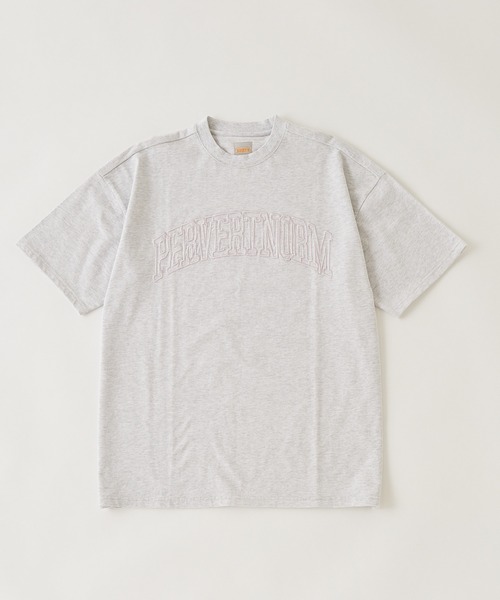 WHO'S WHO gallery（フーズフーギャラリー）の「【KOOKY'N/クーキー】ピグメントカレッジ刺繍TEE（Tシャツ/カットソー・メンズ・ホワイト/アッシュグレー/ブラック/ネイビー/レッド/グリーン・FREE）」の10枚目の写真