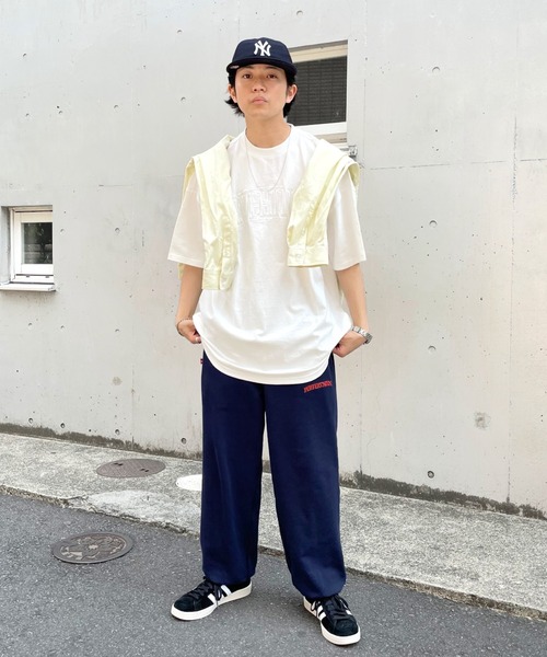 WHO'S WHO gallery（フーズフーギャラリー）の「【KOOKY'N/クーキー】ピグメントカレッジ刺繍TEE（Tシャツ/カットソー・メンズ・ホワイト/アッシュグレー/ブラック/ネイビー/レッド/グリーン・FREE）」の14枚目の写真