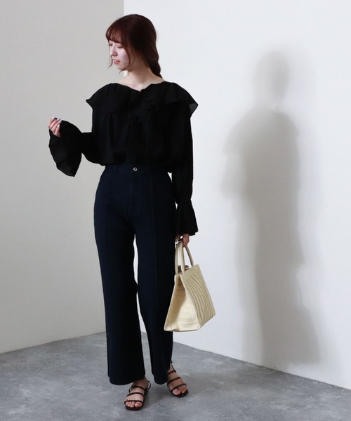 archives（アルシーヴ）の「【入荷禁止】フリルラッフルブラウス（シャツ/ブラウス・レディース・ブラック/レッド系その他/オフホワイト/シルバーグレー・MEDIUM）」の20枚目の写真