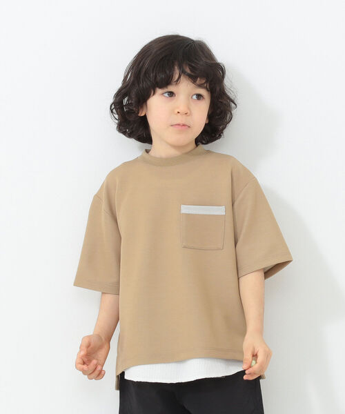 B:MING by BEAMS（ビーミングバイビームス）の「B:MING by BEAMS / サーマル タンクトップ（80~110cm）（タンクトップ・キッズ・オフホワイト/ライトグレー/ブラック・90/110/100/80）」の5枚目の写真