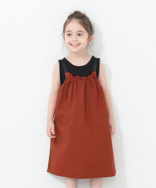 B:MING by BEAMS（ビーミングバイビームス）の「B:MING by BEAMS / サーマル タンクトップ（80~110cm）（タンクトップ・キッズ・オフホワイト/ライトグレー/ブラック・90/110/100/80）」の6枚目の写真