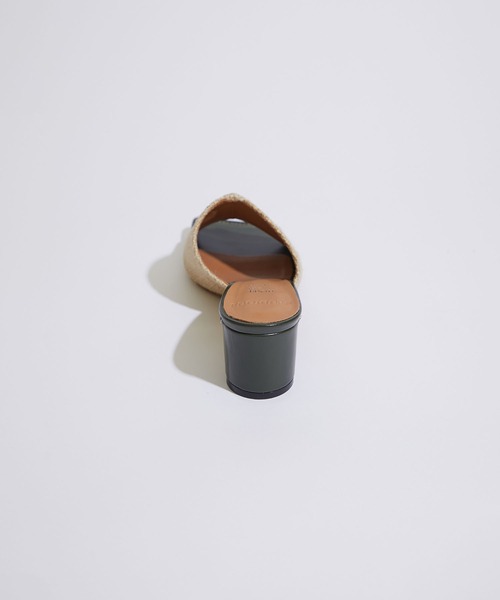 STUDIOUS SELECT（ステュディオスセレクト）の「【HENRI EN VARGO(ヘンリエンヴァーゴ)】リネンサンダル/別注Rola linen（サンダル・レディース・ブラック/カーキ・1/2/0）」の14枚目の写真