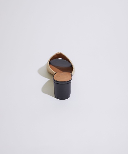 STUDIOUS SELECT（ステュディオスセレクト）の「【HENRI EN VARGO(ヘンリエンヴァーゴ)】リネンサンダル/別注Rola linen（サンダル・レディース・ブラック/カーキ・1/2/0）」の6枚目の写真