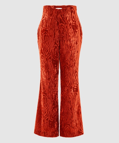 BELPER(ベルパー)の「VEVVET PANTS(その他パンツ・レディース・レッド/グリーン・1/2)」の2枚目の写真