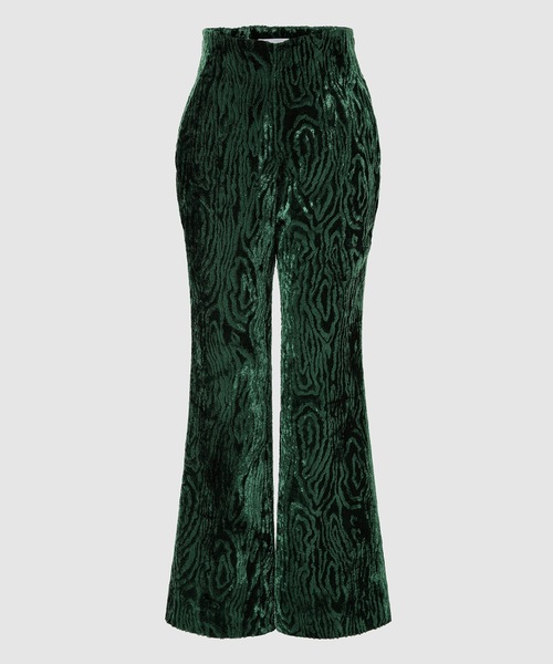 BELPER(ベルパー)の「VEVVET PANTS(その他パンツ・レディース・レッド/グリーン・1/2)」の1枚目の写真