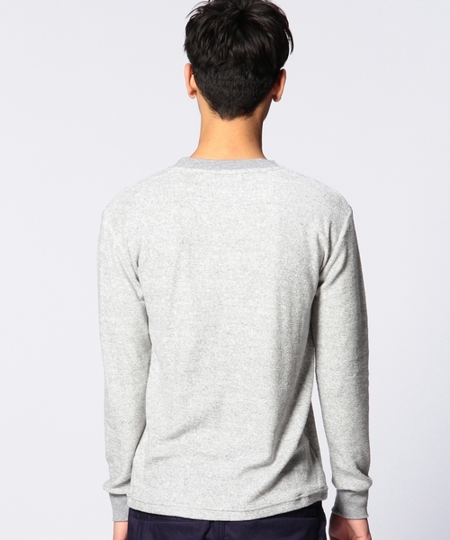 UNITED ARROWS(ユナイテッドアローズ)の「UAS メランジパイル クルーネック◆(Tシャツ/カットソー・メンズ・ライトグレー/グレー・SMALL/LARGE/X-LARGE/MEDIUM/X-SMALL)」の7枚目の写真