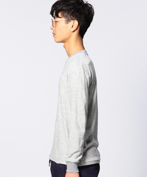 UNITED ARROWS(ユナイテッドアローズ)の「UAS メランジパイル クルーネック◆(Tシャツ/カットソー・メンズ・ライトグレー/グレー・SMALL/LARGE/X-LARGE/MEDIUM/X-SMALL)」の3枚目の写真