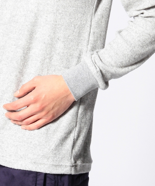 UNITED ARROWS(ユナイテッドアローズ)の「UAS メランジパイル クルーネック◆(Tシャツ/カットソー・メンズ・ライトグレー/グレー・SMALL/LARGE/X-LARGE/MEDIUM/X-SMALL)」の4枚目の写真
