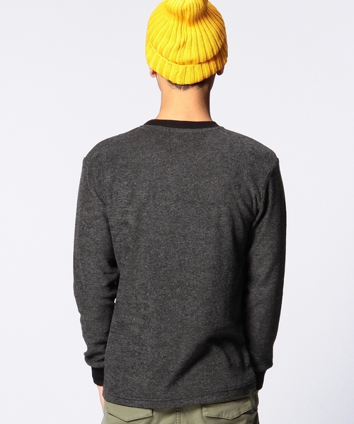 UNITED ARROWS(ユナイテッドアローズ)の「UAS メランジパイル クルーネック◆(Tシャツ/カットソー・メンズ・ライトグレー/グレー・SMALL/LARGE/X-LARGE/MEDIUM/X-SMALL)」の5枚目の写真