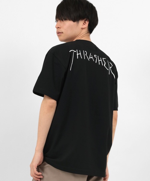 THRASHER（スラッシャー）の「【THRASHER/スラッシャー】マークゴンザレス コラボ プリント半袖Tシャツ（Tシャツ/カットソー・メンズ・ブラック/ホワイト・M/L/XL）」の13枚目の写真