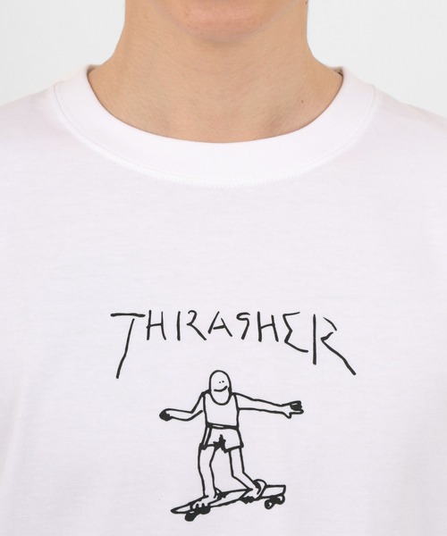 THRASHER（スラッシャー）の「【THRASHER/スラッシャー】マークゴンザレス コラボ プリント半袖Tシャツ（Tシャツ/カットソー・メンズ・ブラック/ホワイト・M/L/XL）」の6枚目の写真