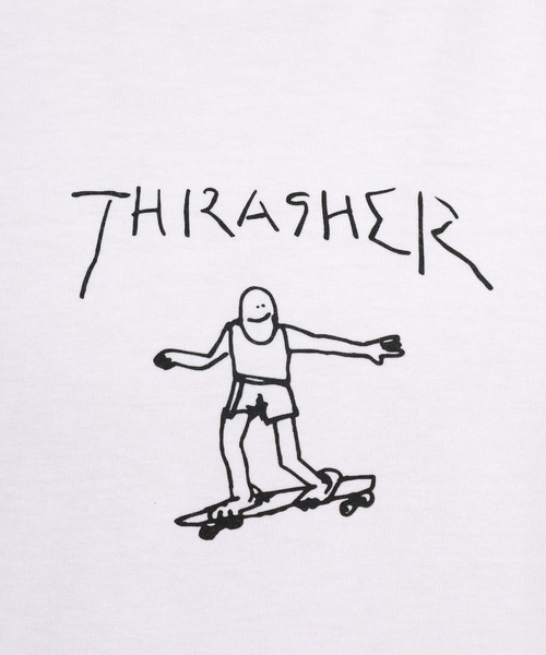THRASHER（スラッシャー）の「【THRASHER/スラッシャー】マークゴンザレス コラボ プリント半袖Tシャツ（Tシャツ/カットソー・メンズ・ブラック/ホワイト・M/L/XL）」の4枚目の写真