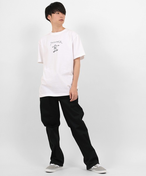 THRASHER（スラッシャー）の「【THRASHER/スラッシャー】マークゴンザレス コラボ プリント半袖Tシャツ（Tシャツ/カットソー・メンズ・ブラック/ホワイト・M/L/XL）」の8枚目の写真
