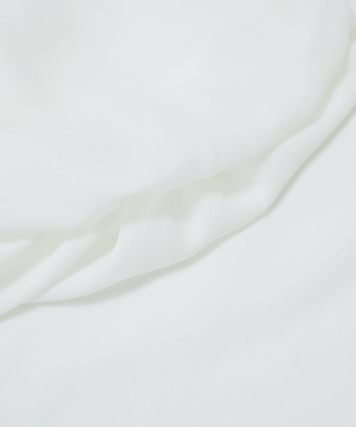 ROPE' PICNIC（ロペピクニック）の「【2WAY】パフスリーブブラウス（シャツ/ブラウス・レディース・ブラック/ホワイト/ダークラベンダー・38）」の12枚目の写真