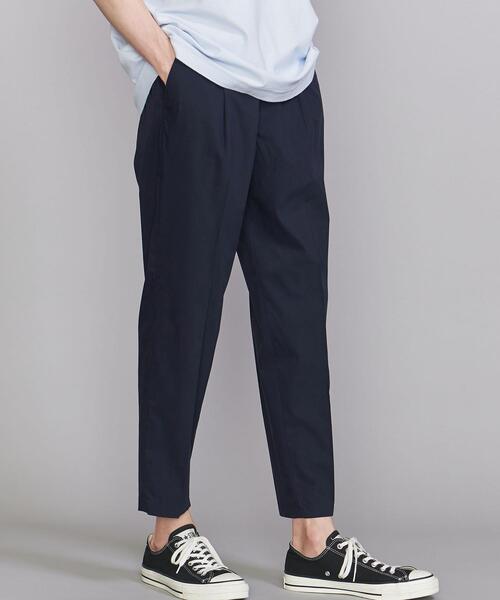 BEAUTY&YOUTH UNITED ARROWS（ビューティーアンドユースユナイテッドアローズ）の「BY スムース 1P ワイド テーパード アンクル パンツ（その他パンツ・メンズ・ベージュ/ネイビー/ダークグレー・SMALL/MEDIUM/LARGE/X-LARGE）」の3枚目の写真