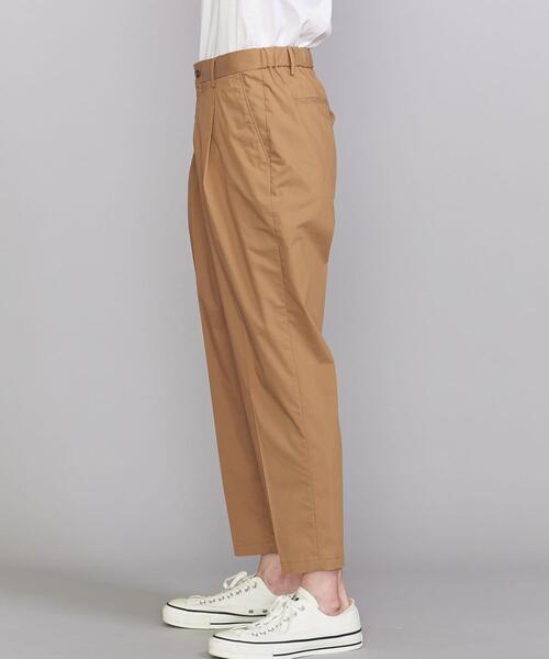 BEAUTY&YOUTH UNITED ARROWS（ビューティーアンドユースユナイテッドアローズ）の「BY スムース 1P ワイド テーパード アンクル パンツ（その他パンツ・メンズ・ベージュ/ネイビー/ダークグレー・SMALL/MEDIUM/LARGE/X-LARGE）」の5枚目の写真