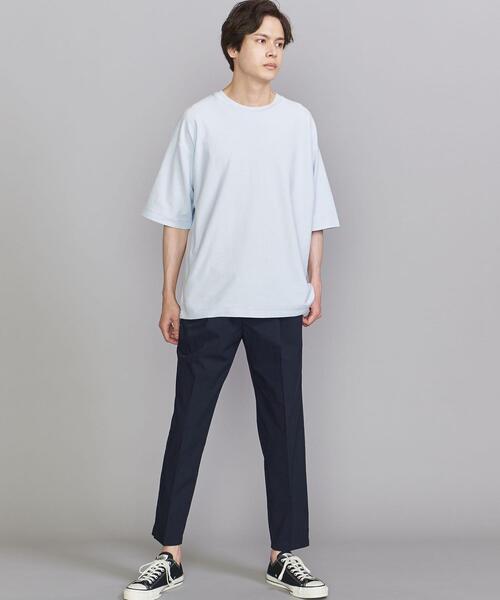 BEAUTY&YOUTH UNITED ARROWS（ビューティーアンドユースユナイテッドアローズ）の「BY スムース 1P ワイド テーパード アンクル パンツ（その他パンツ・メンズ・ベージュ/ネイビー/ダークグレー・SMALL/MEDIUM/LARGE/X-LARGE）」の12枚目の写真