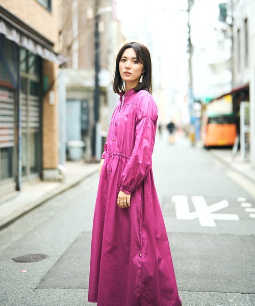 大きい割引 サイドドロスト シアーコットン 羽織り ワンピース Sutevalle Org