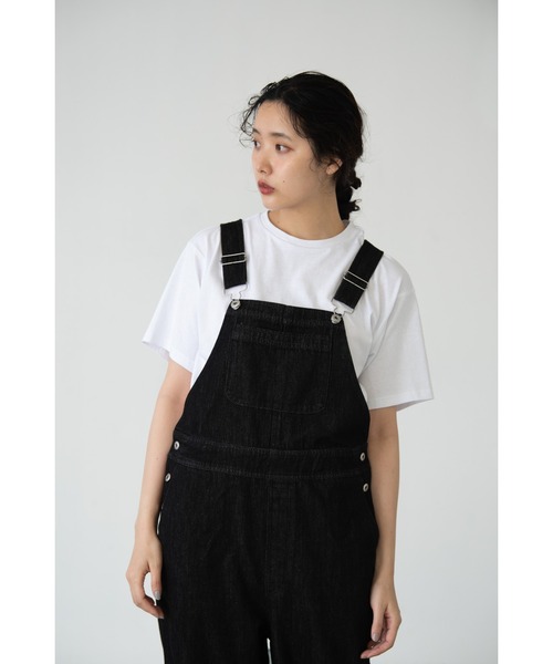 EDIT Gris（エディットグリ）の「デザインポケットサロペット/オーバーオール（サロペット/オーバーオール・レディース・ホワイト/ブラック・FREE）」の13枚目の写真