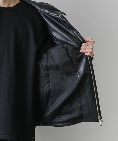 ATTACHMENT（アタッチメント）の「SYNTHETIC LEATHER FLIGHT JACKET