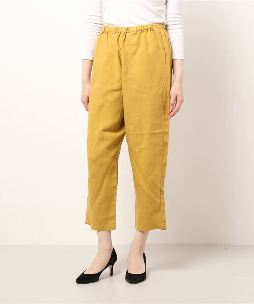 DANTON（ダントン）の「◇【DANTON】リネンイージーパンツ YLM WOMEN