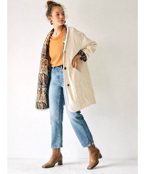 Ungrid（アングリッド）の「リバーシブルキルティングミリタリーブルゾン（ブルゾン・レディース・アイボリー/カーキ・FREE）」の7枚目の写真