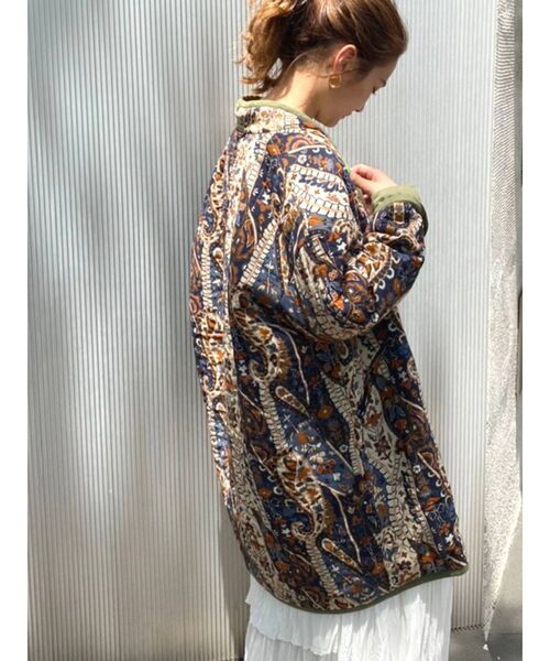 Ungrid（アングリッド）の「リバーシブルキルティングミリタリーブルゾン（ブルゾン・レディース・アイボリー/カーキ・FREE）」の15枚目の写真