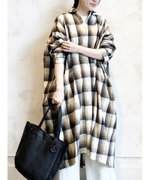 BEARDSLEY | チェックシャツワンピース(シャツワンピース)