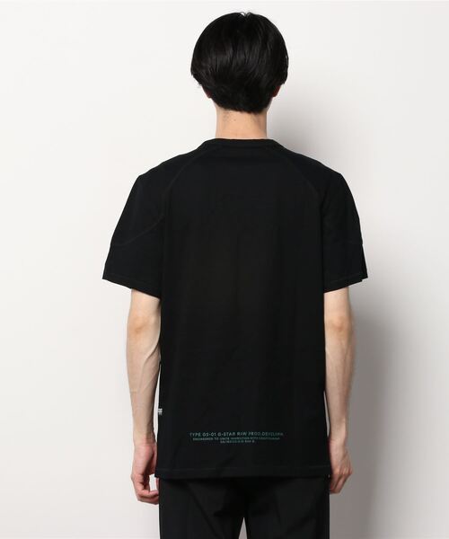 G-STAR（ジースター）の「SHOULDER PANEL R T-SHIRT（Tシャツ/カットソー・メンズ・グレー/ダークブラック・SMALL/MEDIUM/LARGE/X-SMALL/X-LARGE）」の17枚目の写真