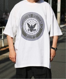 C.E.L.STORE（セルストア）の「U.S MILITARY / ユーエスミリタリー US NAVY  REFLECT PRINT SS TEE（Tシャツ/カットソー）」