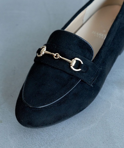 ROPE' PICNIC（ロペピクニック）の「【ROPE' PICNIC PASSAGE byHARUTA】ビット付きフラットローファー（ローファー・レディース・ブラック/チャコールグレー/グリーン系その他/ブラウン系その他2・22.5cm/23.0cm/23.5cm/24.0cm/24.5cm/25.0cm）」の12枚目の写真