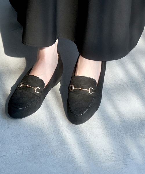 ROPE' PICNIC（ロペピクニック）の「【ROPE' PICNIC PASSAGE byHARUTA】ビット付きフラットローファー（ローファー・レディース・ブラック/チャコールグレー/グリーン系その他/ブラウン系その他2・22.5cm/23.0cm/23.5cm/24.0cm/24.5cm/25.0cm）」の9枚目の写真