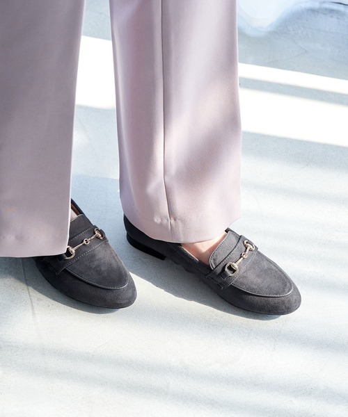 ROPE' PICNIC（ロペピクニック）の「【ROPE' PICNIC PASSAGE byHARUTA】ビット付きフラットローファー（ローファー・レディース・ブラック/チャコールグレー/グリーン系その他/ブラウン系その他2・22.5cm/23.0cm/23.5cm/24.0cm/24.5cm/25.0cm）」の14枚目の写真