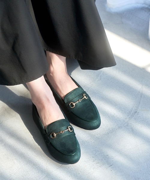 ROPE' PICNIC（ロペピクニック）の「【ROPE' PICNIC PASSAGE byHARUTA】ビット付きフラットローファー（ローファー・レディース・ブラック/チャコールグレー/グリーン系その他/ブラウン系その他2・22.5cm/23.0cm/23.5cm/24.0cm/24.5cm/25.0cm）」の11枚目の写真