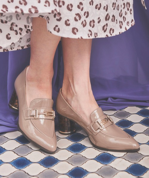 NOELA（ノエラ）の「ビット付ヒールローファー（ローファー・レディース・ベージュ/モカ/ブラック・S/M/L）」の3枚目の写真