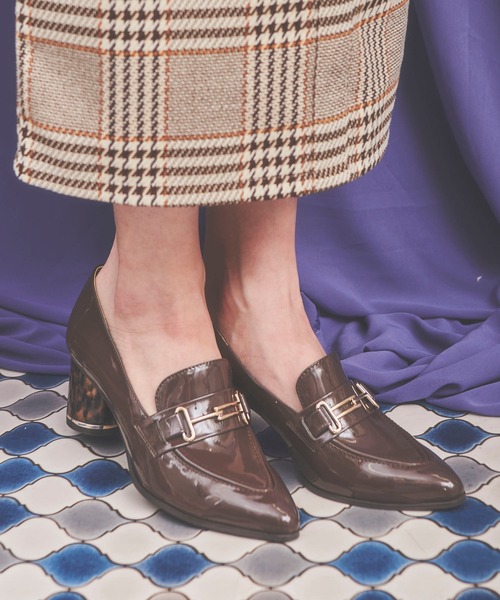 NOELA（ノエラ）の「ビット付ヒールローファー（ローファー・レディース・ベージュ/モカ/ブラック・S/M/L）」の5枚目の写真