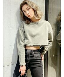 PROCESSINGショートスウェットTOPS