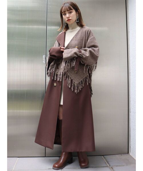 MURUA(ムルーア)の「サイドリブルーズニットワンピース(ワンピース・レディース・アイボリー/ブラック/ブルー/モカ・FREE)」の8枚目の写真