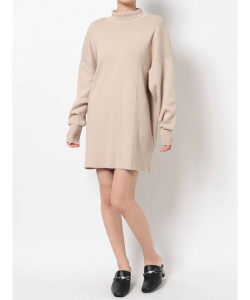 MURUA(ムルーア)の「サイドリブルーズニットワンピース(ワンピース・レディース・アイボリー/ブラック/ブルー/モカ・FREE)」の20枚目の写真