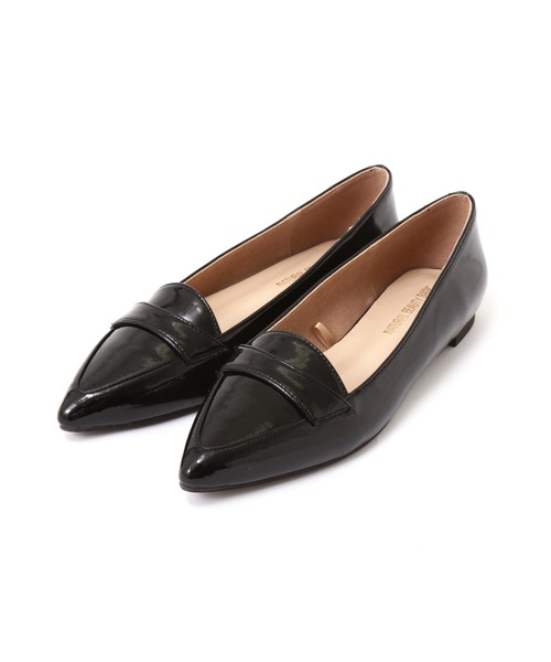 NATURAL BEAUTY BASIC（ナチュラルビューティーベーシック）の「ポインテッドローファーカッター（パンプス・レディース・ブラック/イエロー/グレイッシュベージュ・SMALL/MEDIUM/LARGE）」の11枚目の写真