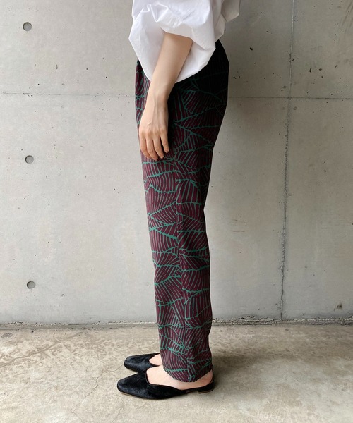 CAPRICIEUX LE'MAGE（カプリシューレマージュ）の「キカガライージーパンツ（その他パンツ・レディース・ブラック/グリーン・FREE）」の6枚目の写真