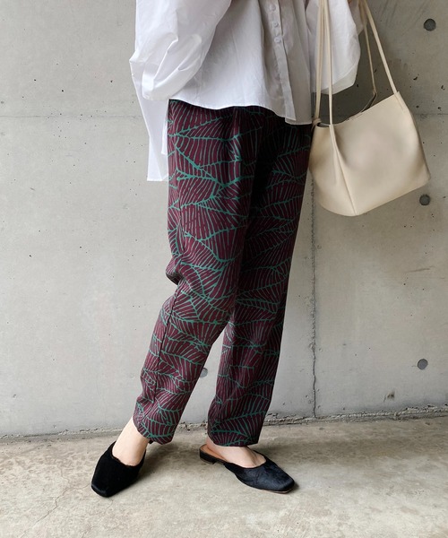 CAPRICIEUX LE'MAGE（カプリシューレマージュ）の「キカガライージーパンツ（その他パンツ・レディース・ブラック/グリーン・FREE）」の14枚目の写真