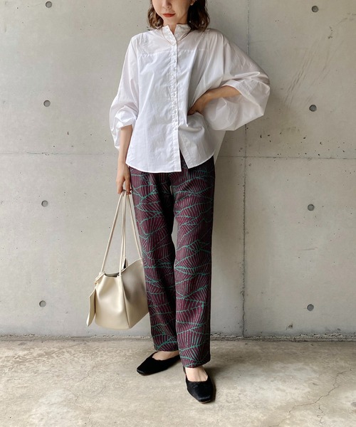 CAPRICIEUX LE'MAGE（カプリシューレマージュ）の「キカガライージーパンツ（その他パンツ・レディース・ブラック/グリーン・FREE）」の19枚目の写真