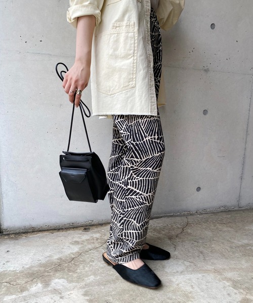 CAPRICIEUX LE'MAGE（カプリシューレマージュ）の「キカガライージーパンツ（その他パンツ・レディース・ブラック/グリーン・FREE）」の21枚目の写真