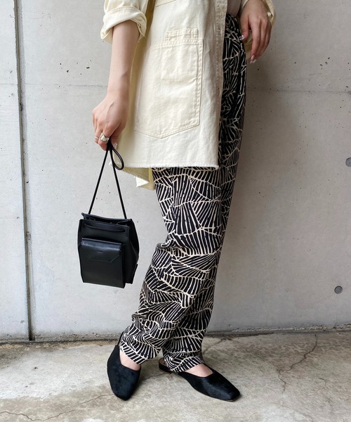 CAPRICIEUX LE'MAGE（カプリシューレマージュ）の「キカガライージーパンツ（その他パンツ・レディース・ブラック/グリーン・FREE）」の22枚目の写真