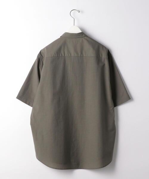 green label relaxing(グリーンレーベルリラクシング)の「<green label relaxing>トリコットコード ジャストルーズ 半袖 シャツ(シャツ/ブラウス・メンズ・ブラック/オリーブ/モカ・SMALL/MEDIUM/LARGE)」の15枚目の写真